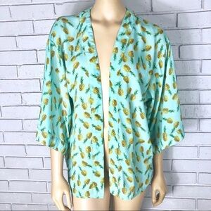 Missguided‎ Women’s Pineapple Print Kimono